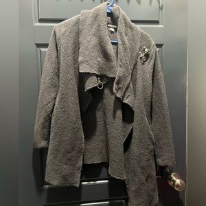 Garnet Hill Asymmetrical Wool Coat